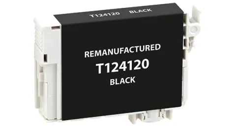 EPC Remanufactured Black Ink Cartridge for Epson T124120