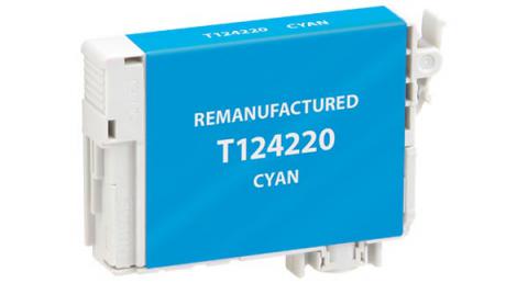 EPC Remanufactured Cyan Ink Cartridge for Epson T124220