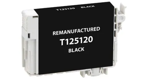 EPC Remanufactured Black Ink Cartridge for Epson T125120