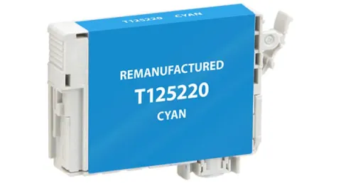 EPC Remanufactured Cyan Ink Cartridge for Epson T125220