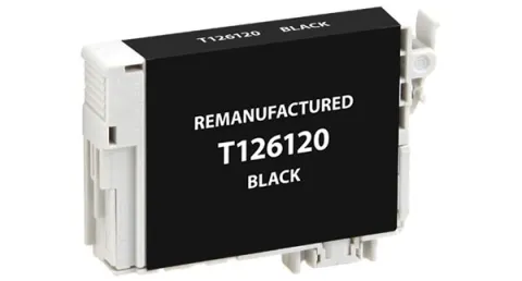 EPC Remanufactured Black Ink Cartridge for Epson T126120