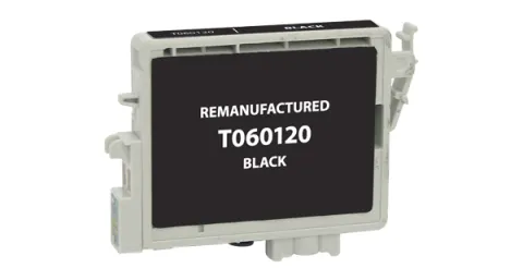 EPC Remanufactured Black Ink Cartridge for Epson T060120
