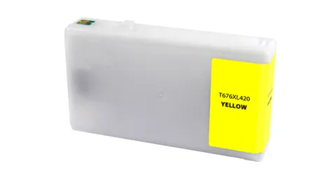 EPC Remanufactured Yellow Ink Cartridge for Epson T676XL420