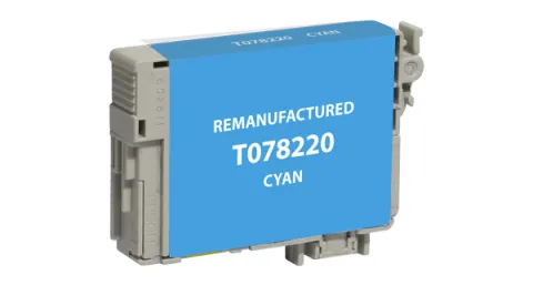 EPC Remanufactured Cyan Ink Cartridge for Epson T078220