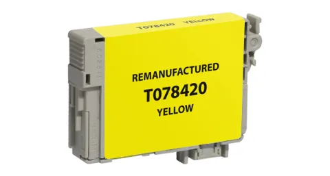 EPC Remanufactured Yellow Ink Cartridge for Epson T078420