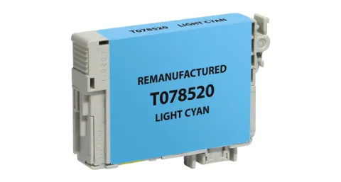 EPC Remanufactured Light Cyan Ink Cartridge for Epson T078520