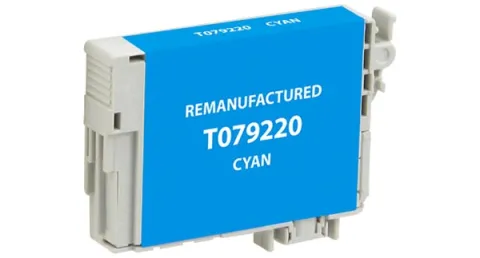 EPC Remanufactured High Yield Cyan Ink Cartridge for Epson T079220