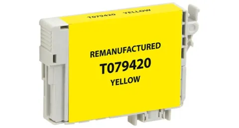 EPC Remanufactured High Yield Yellow Ink Cartridge for Epson T079420