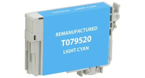 EPC Remanufactured High Yield Light Cyan Ink Cartridge for Epson T079520