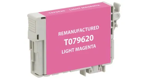 EPC Remanufactured High Yield Light Magenta Ink Cartridge for Epson T079620