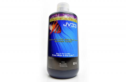 LC Non-OEM New Black Wide Format Inkjet Bottle for Mimaki JV33 (1-Liter)