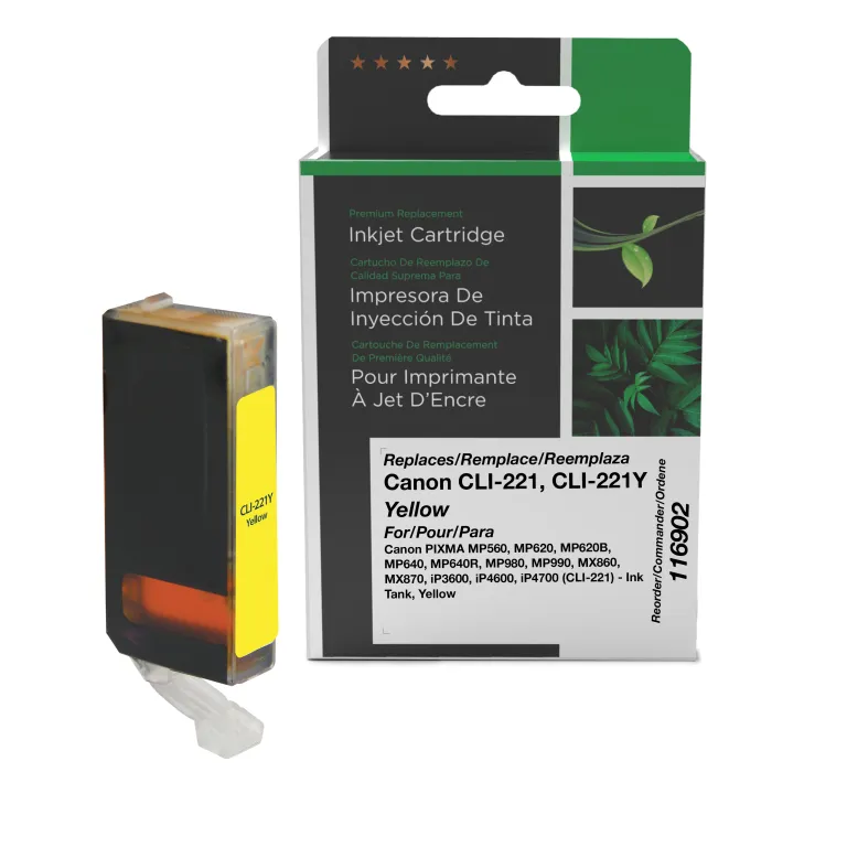 CIG, Canon CLI-221 Ink Yellow