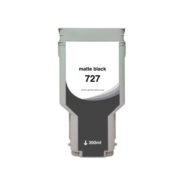WF, HP 727 Ink Matte Black HY