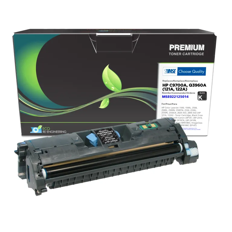 MSE, HP 121A/122A Tnr Bk