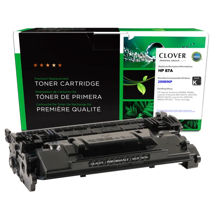 Clover Imaging Remanufactured Toner Cartridge for HP 87A (CF287A)