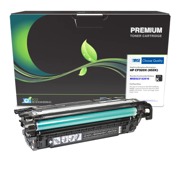 MSE, HP 653X Tnr Bk HY