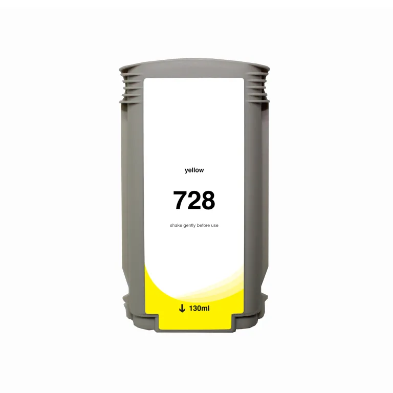 WF, HP 728 Ink Yellow