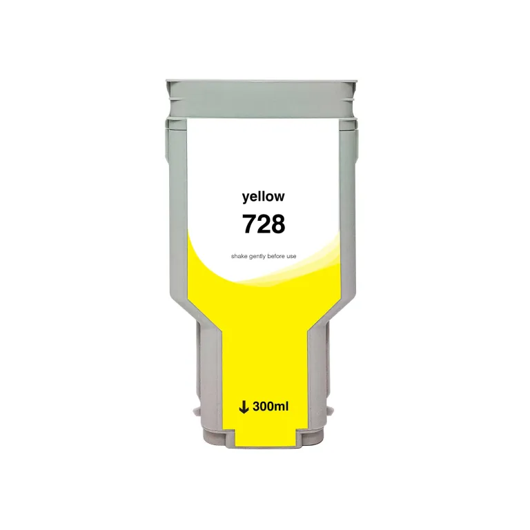 WF, HP 728 Ink Yellow
