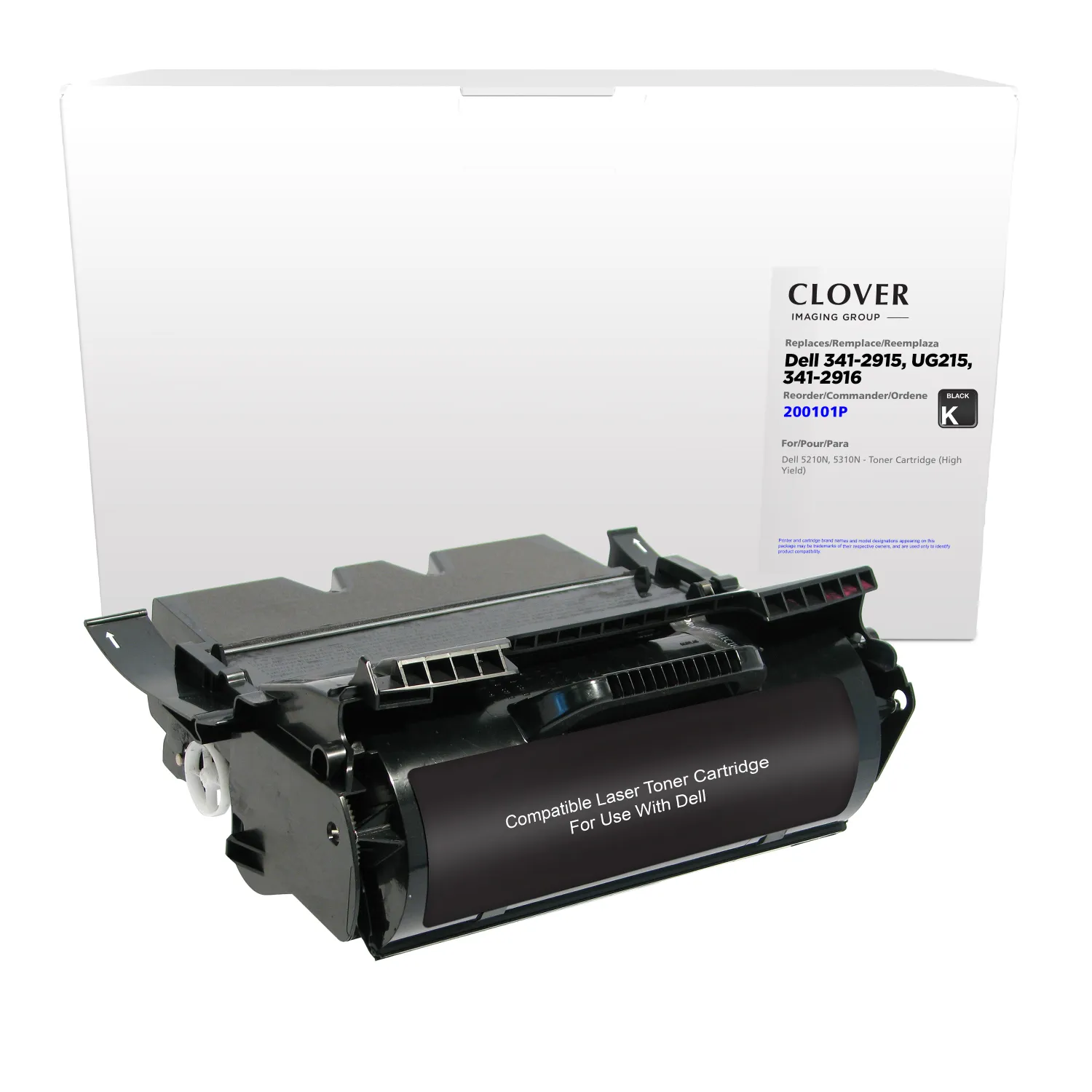 Clover Remanufactured High Yield Toner Cartridge for Dell 5210/5310 200101P