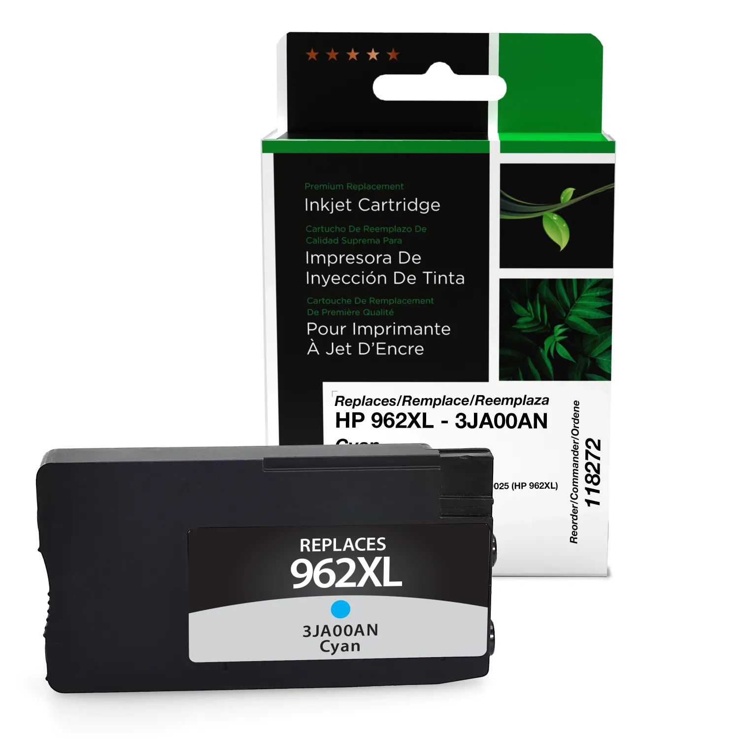 Clover Remanufactured High Yield Cyan Ink Cartridge for HP 962XL (3JA00AN) 118272