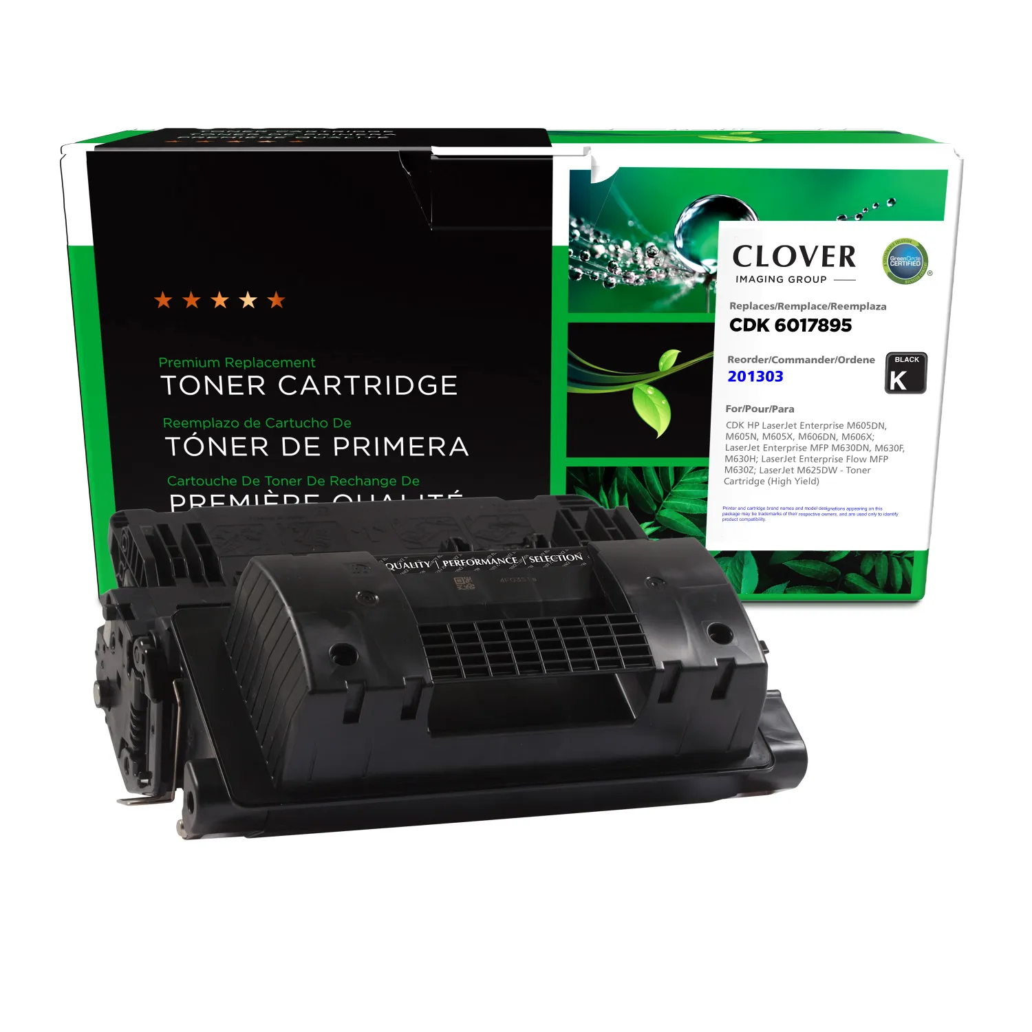 Clover Remanufactured High Yield Toner Cartridge for CDK 6017895 201303