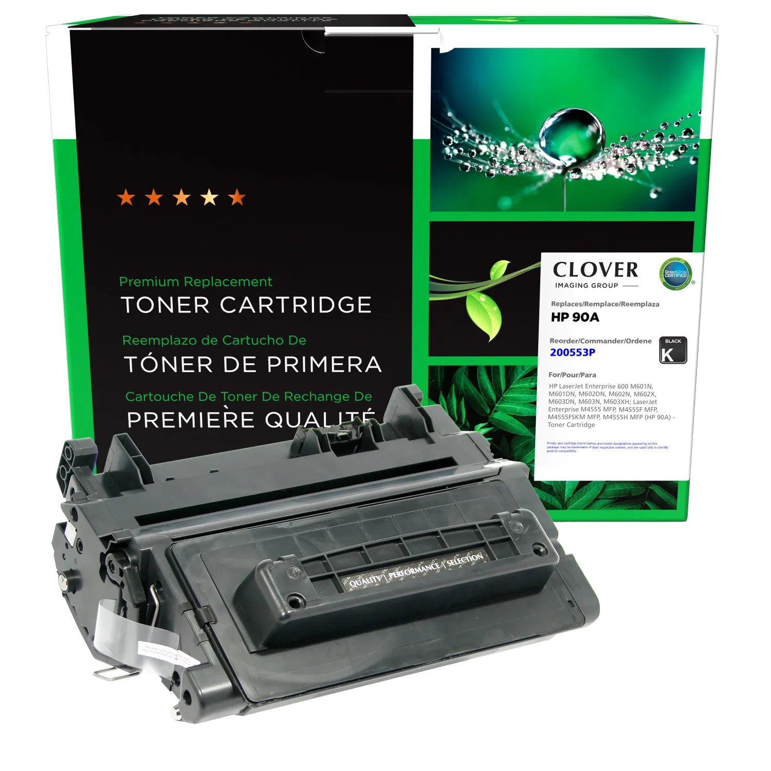 Clover Imaging Remanufactured Toner Cartridge for HP 90A CE390A