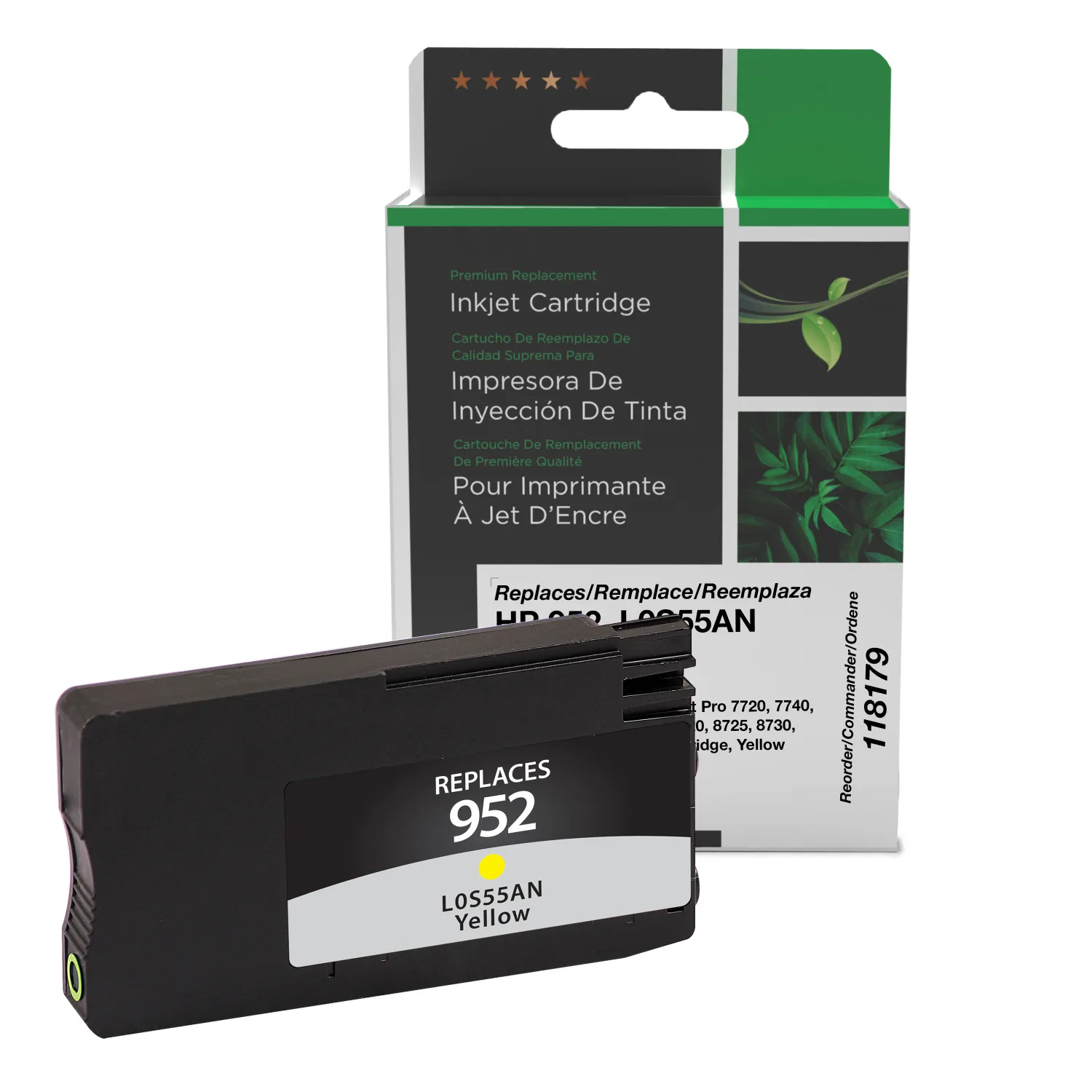 Clover Remanufactured Yellow Ink Cartridge for HP 952 (L0S55AN) 118179