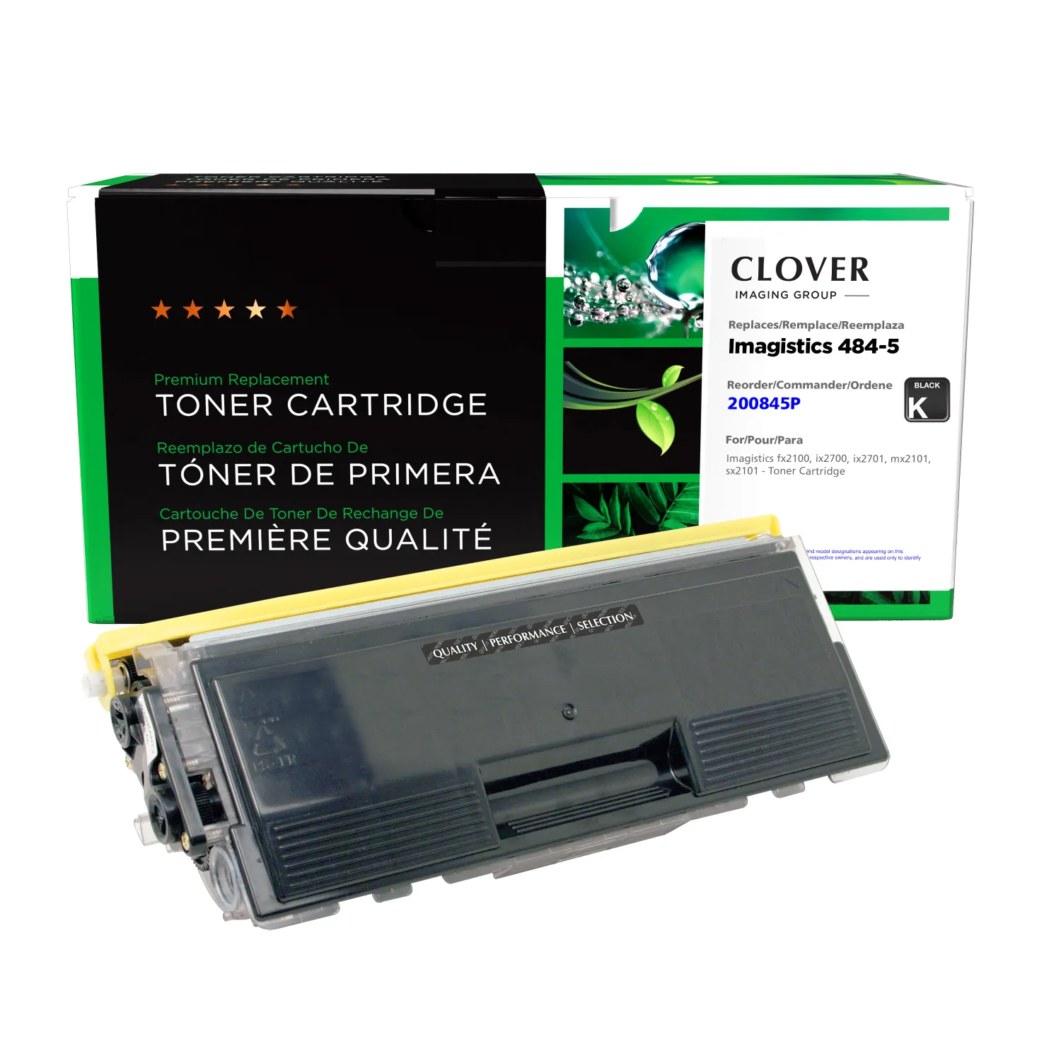 Clover Remanufactured Toner Cartridge for Imagistics 484-5 200845P