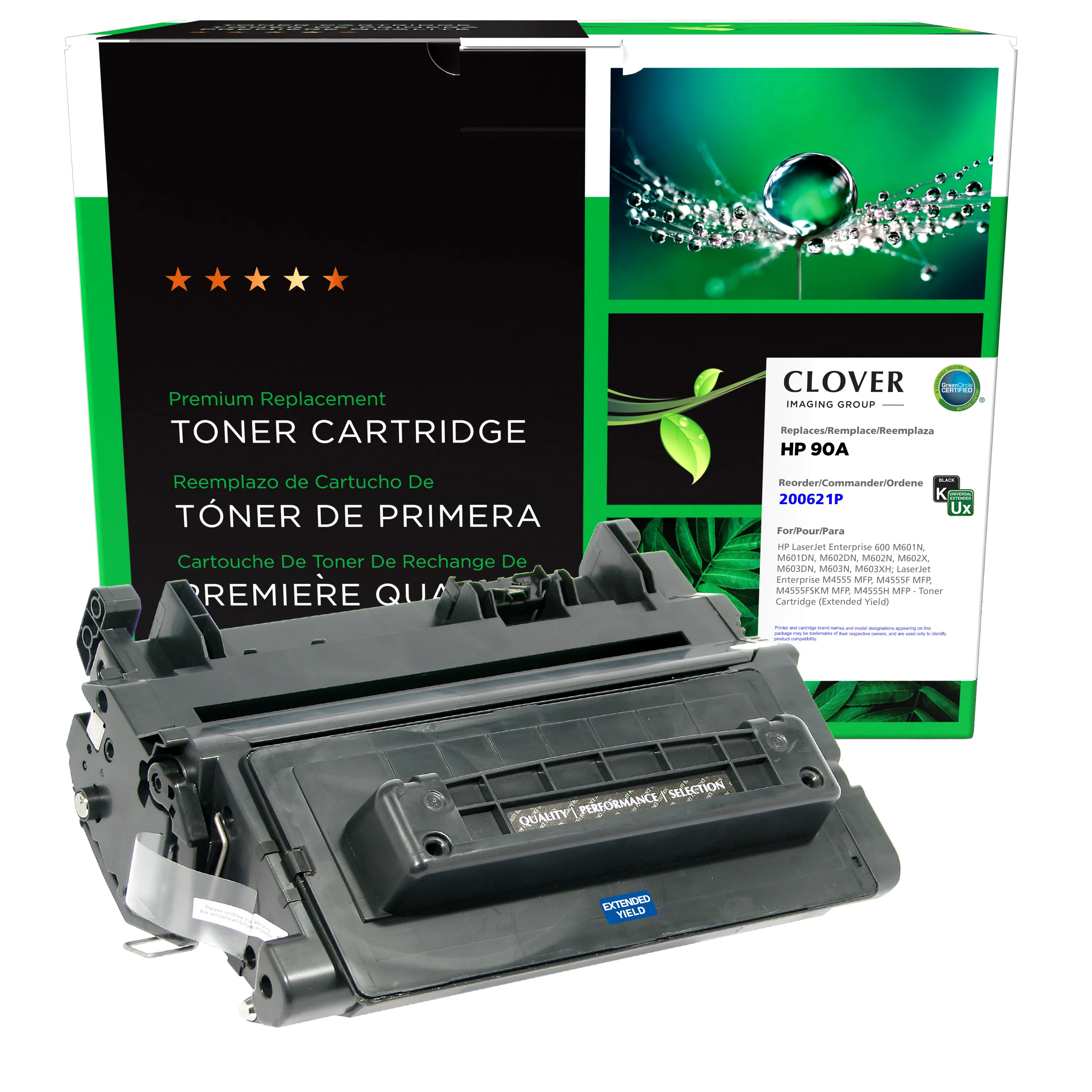 HP CE390A(J) Remanufactured Black Laser Cartridge | Clover Imaging Group USA