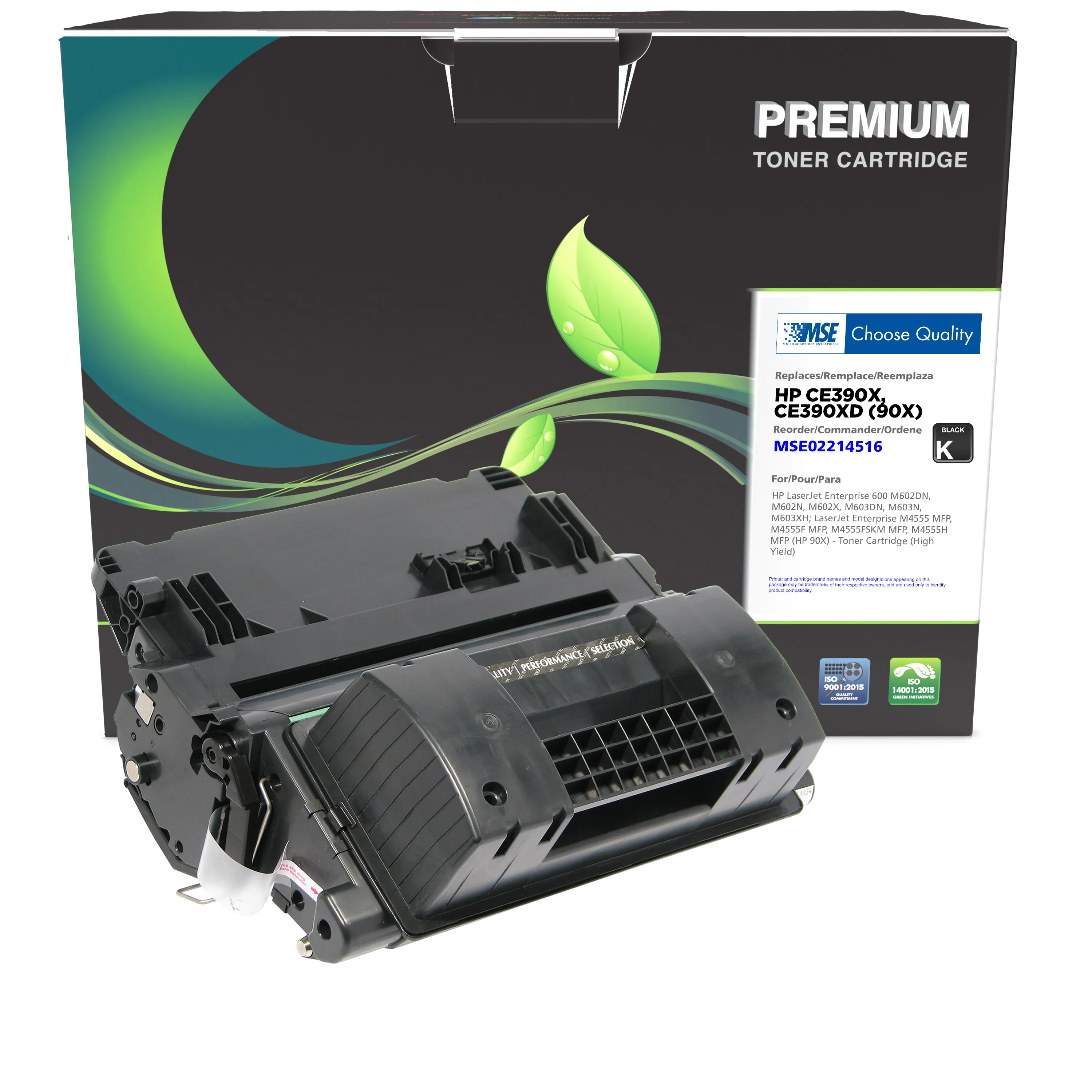 HP CE390X Remanufactured Black Laser Cartridge | Clover Imaging USA