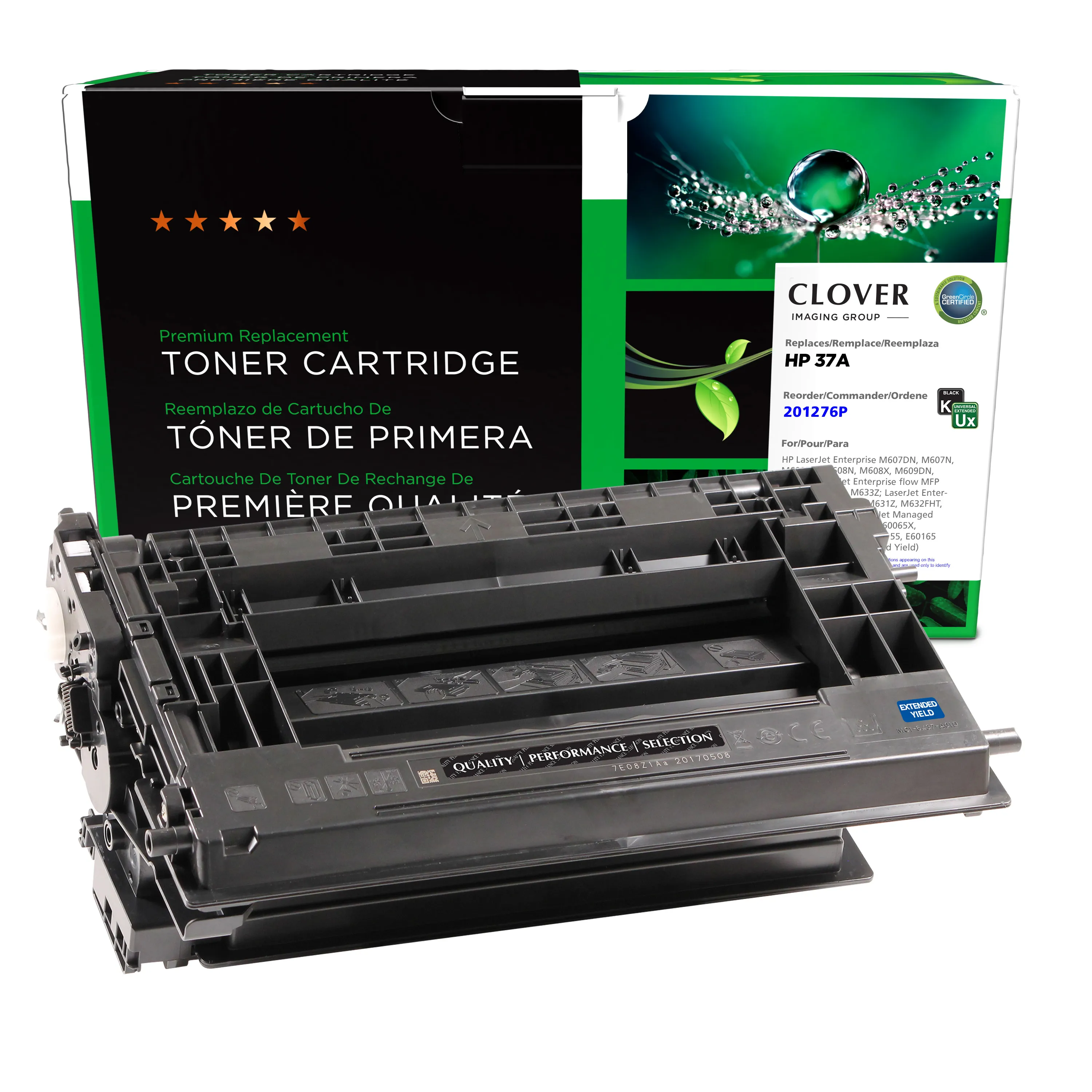 ホットなアイテム、ホットな節約 HP CF237A(J) Remanufactured Black Laser Cartridge | Clover その他