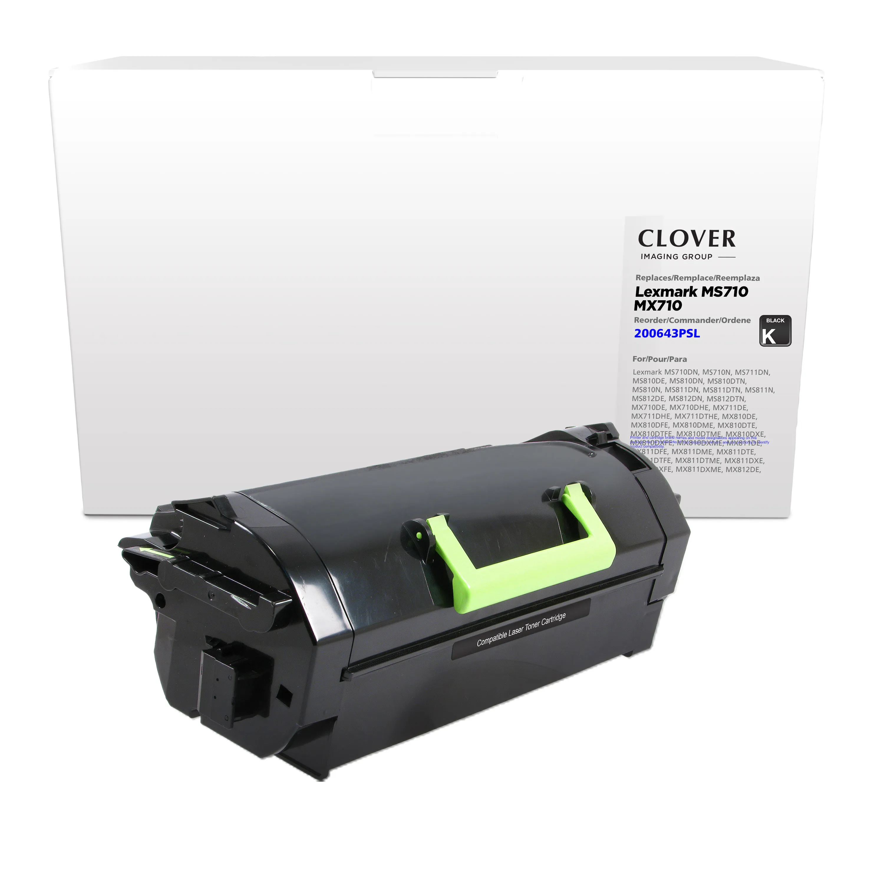 Lexmark 52D0HA0 52D1H00 Remanufactured Black Laser Cartridge