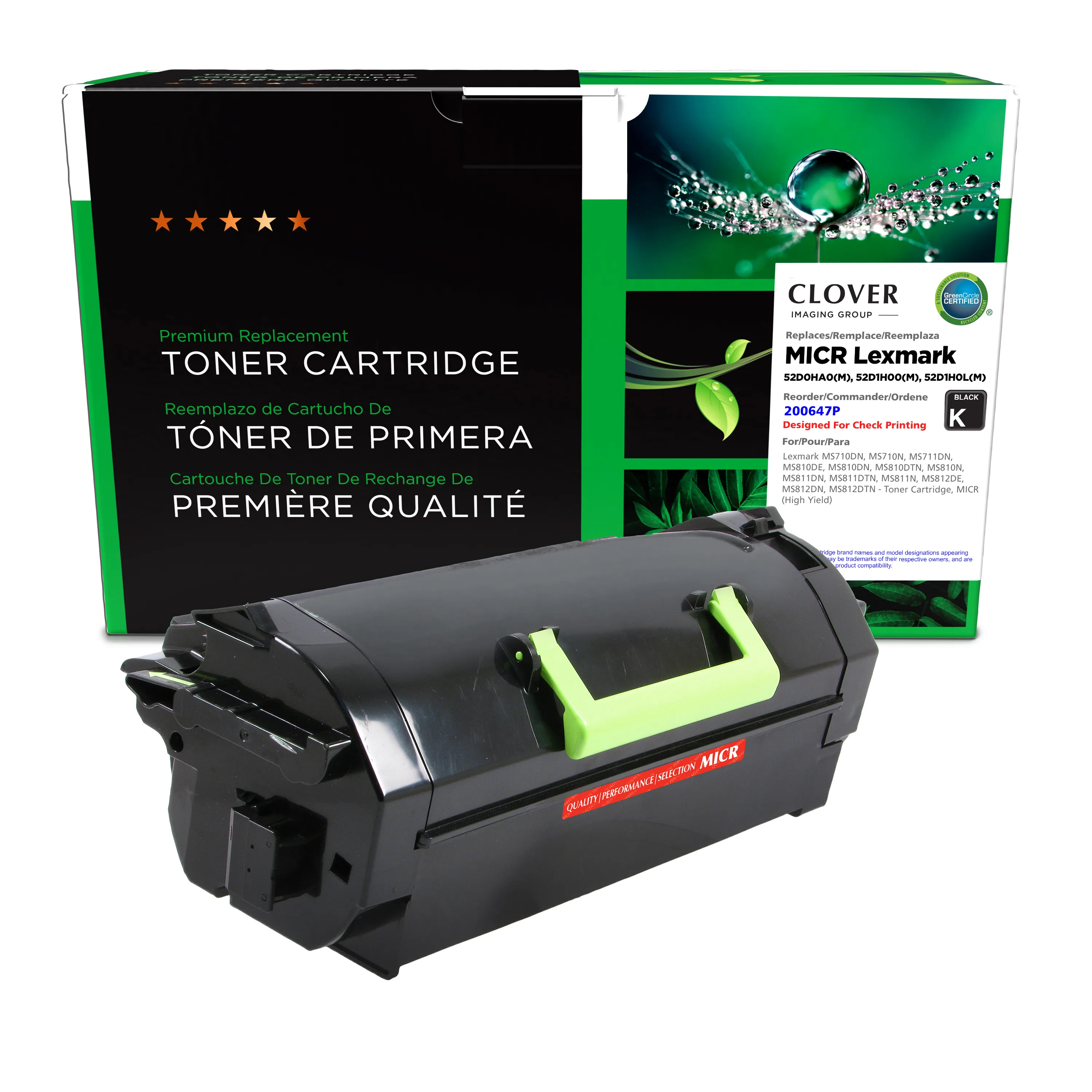 52D1H0L Return Program High-Yield Toner, 25,000 Page-Yield, Black 52D1H0L Return Program High-Yield Toner, 25,000 Page-Yield, Black