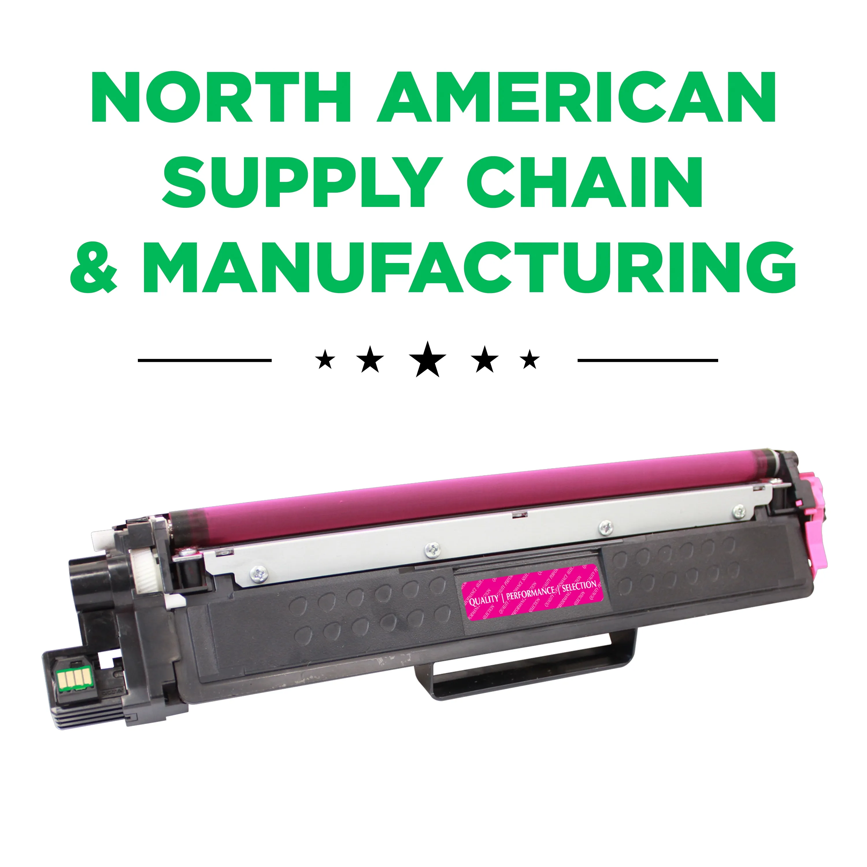 Remanufactured Magenta Toner, Replacement for TN223M, 1,300 Page-Yield