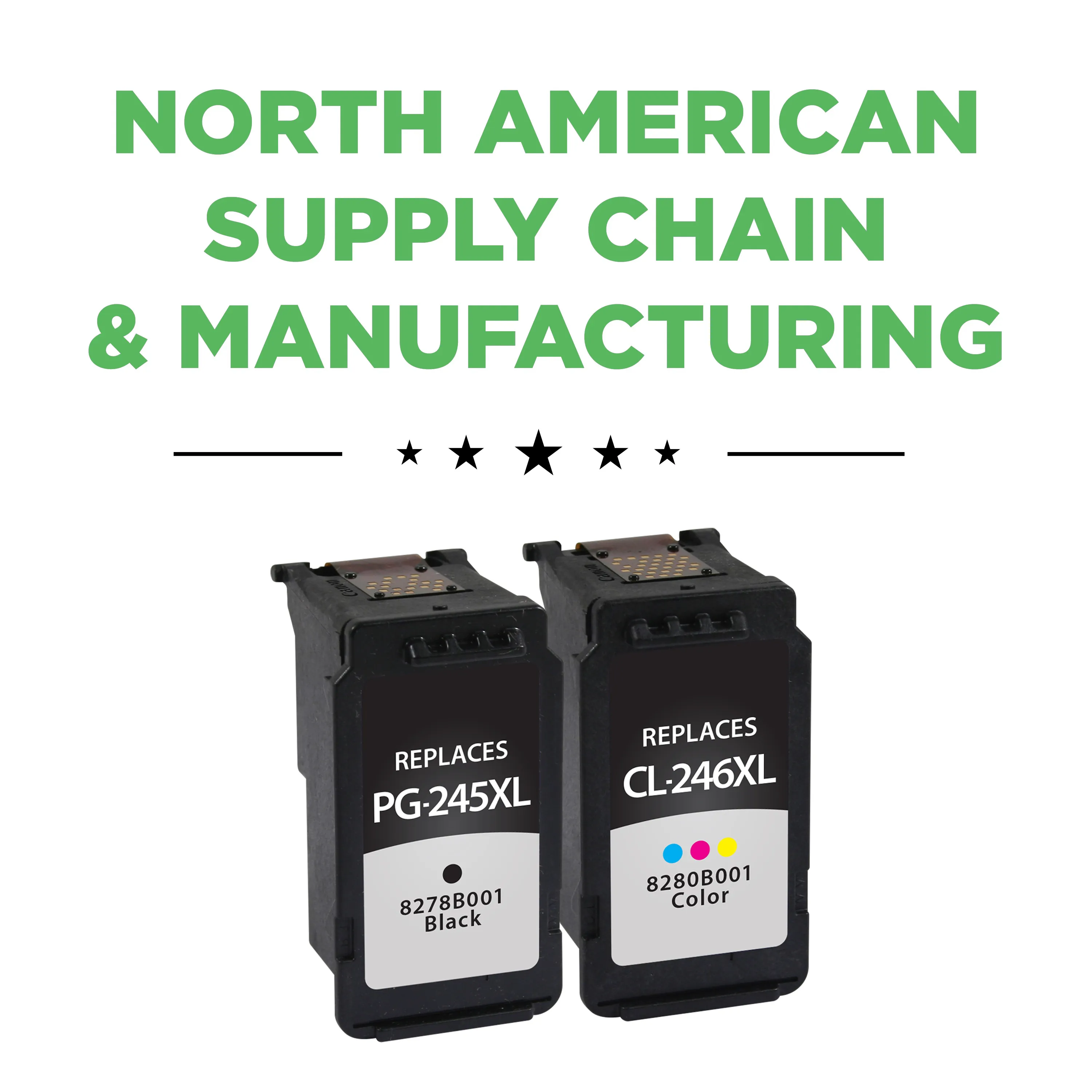 Canon 8278B001 8280B001 Remanufactured Black/Color Ink Cartridge | Clover  Imaging Group USA