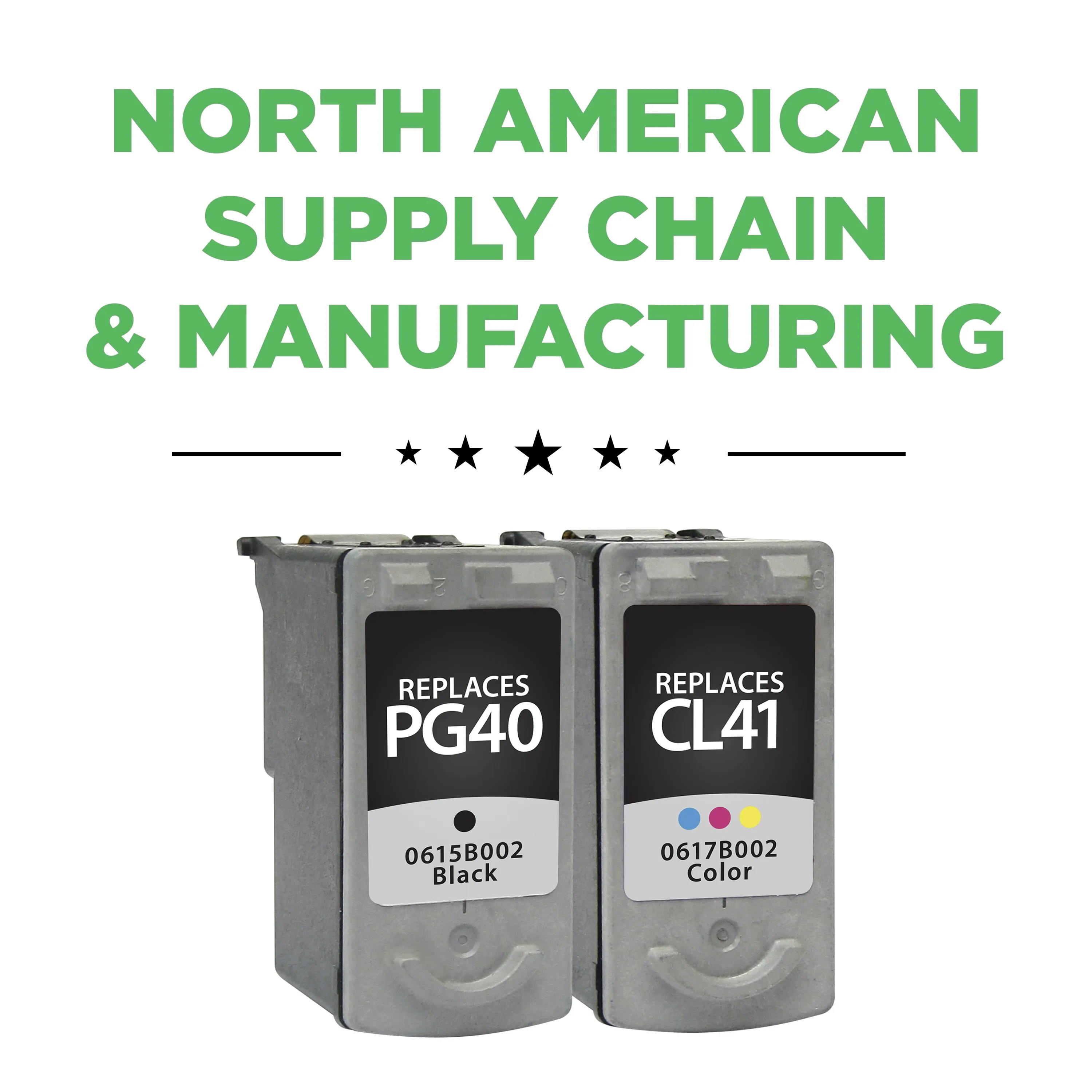 Remanufactured Tri-Color Ink, Replacement for CL-41 (0617B002), 303 Page-Yield