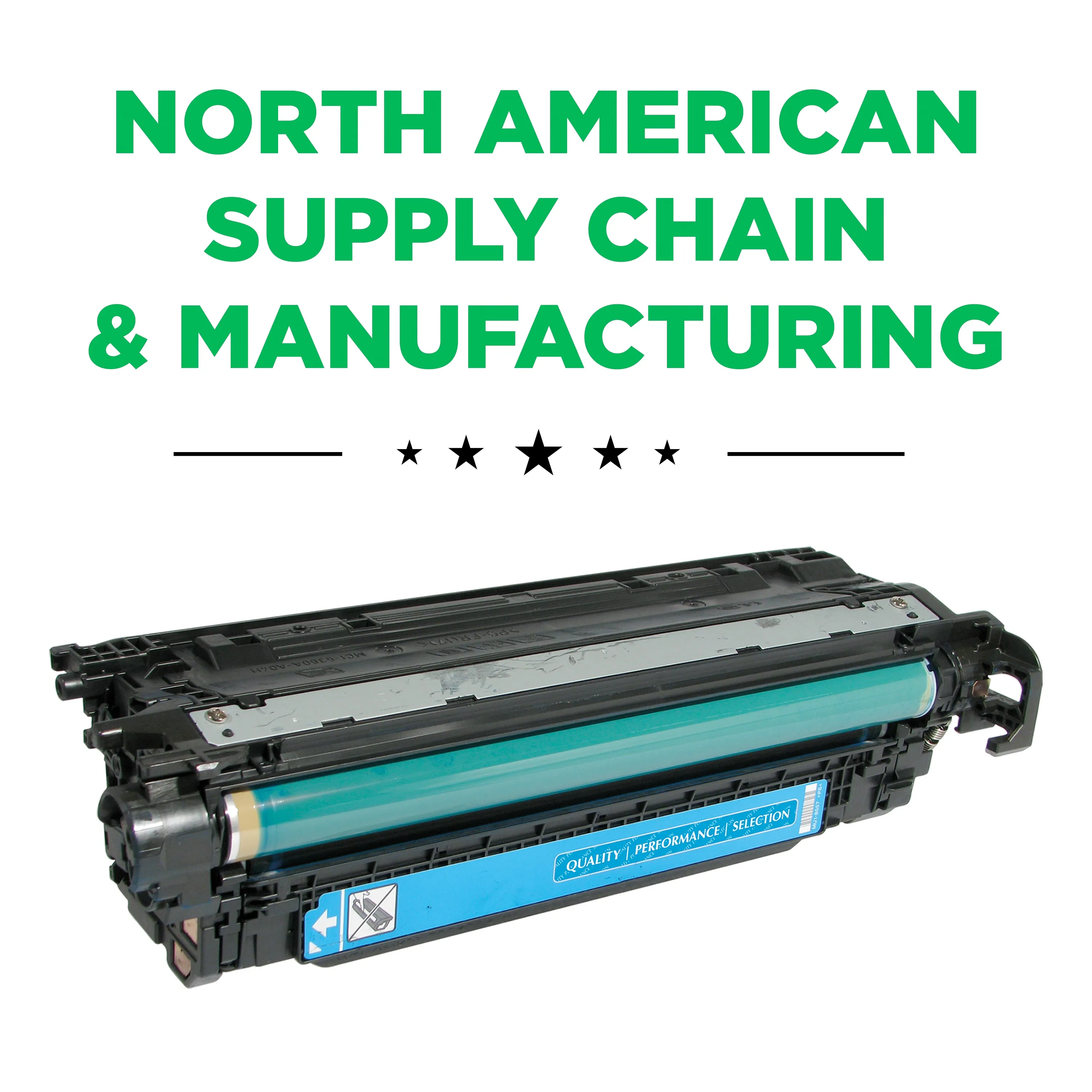 HP CE401A Remanufactured Cyan Color Laser Cartridge | Clover Imaging USA