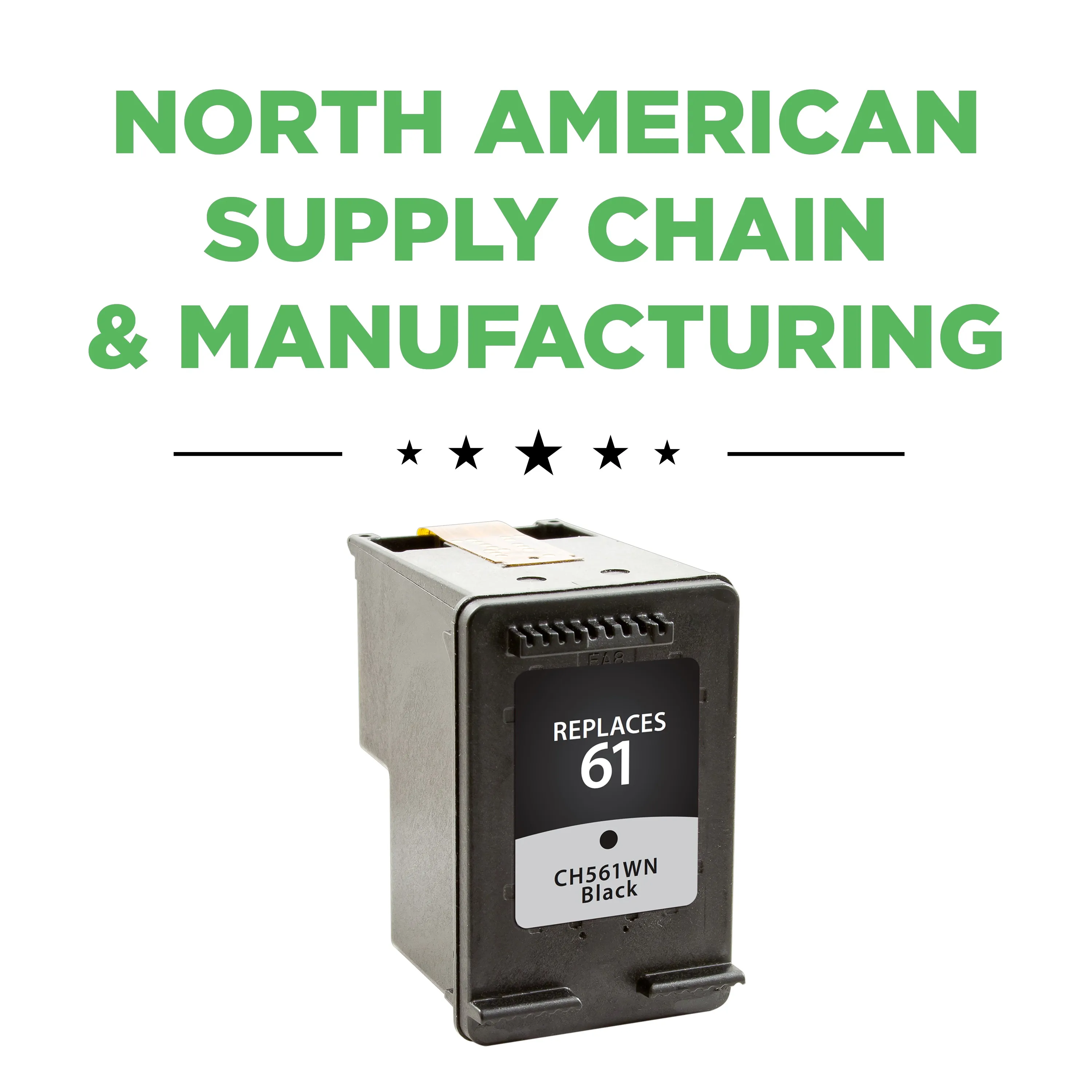 HP CH561WN Remanufactured Black Ink Cartridge | Clover Imaging USA