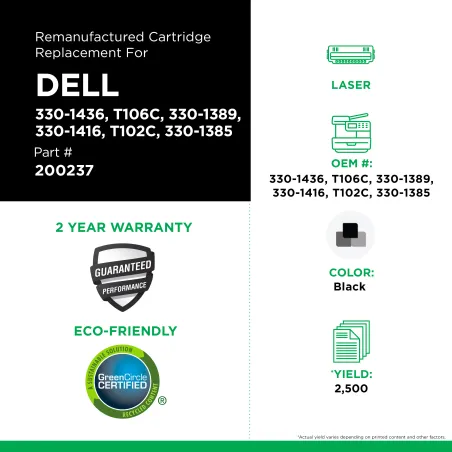 Dell - 330-1436, T106C, 330-1389, 330-1416, T102C, 330-1385