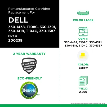 Dell - 330-1438, T108C, 330-1391, 330-1418, T104C, 330-1387