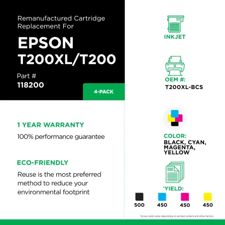 Epson - T200XL/T200, T200XL-BCS