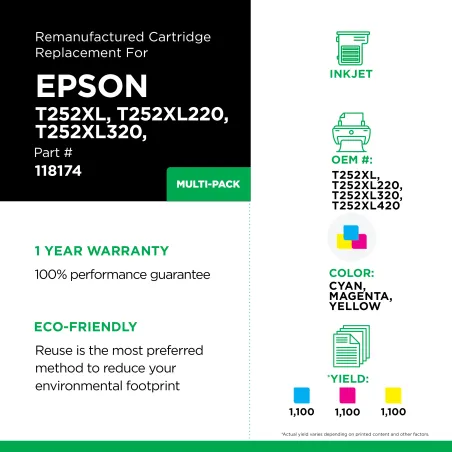Epson - T252XL, T252XL220, T252XL320, T252XL420