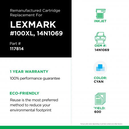 LEXMARK - #100XL, 14N1069