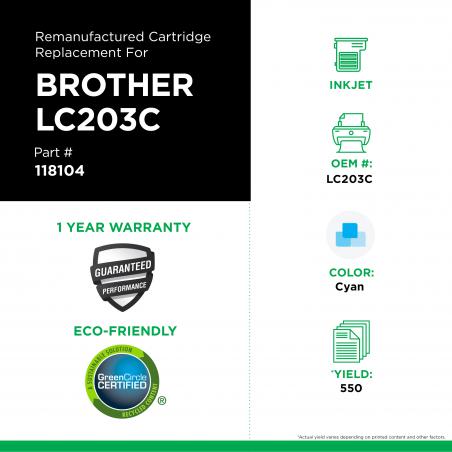Brother - LC203XL, LC203C