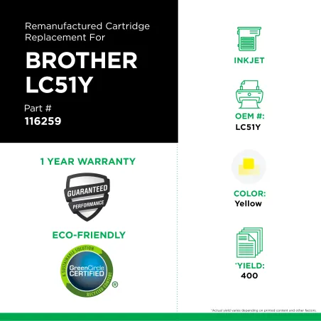 Brother - LC51, LC51Y