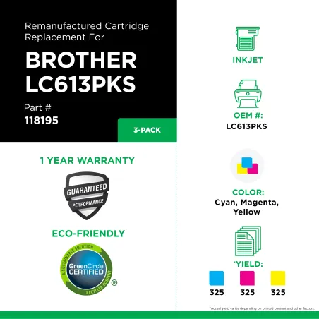 Brother - LC61, LC613PKS