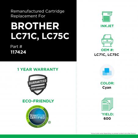 Brother - LC75, LC75C