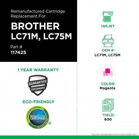 Brother - LC75, LC75M