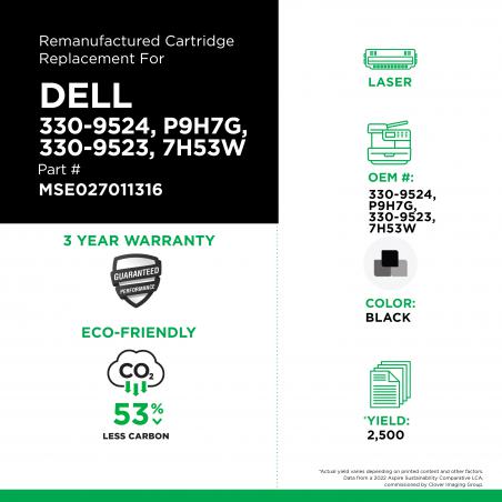 Dell - 330-9524, P9H7G, 330-9523, 7H53W
