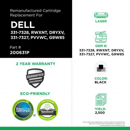 Dell - 331-7328, RWXNT, DRYXV, 331-7327, PVVWC, G9W85